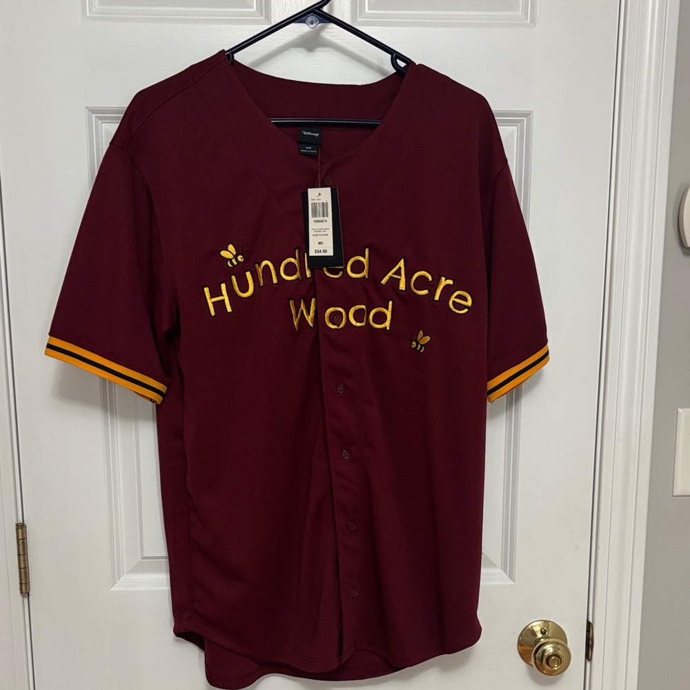 Disney Maroon Hundred Acre Wood Jersey